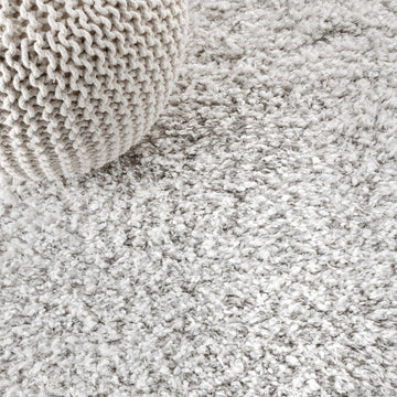 Aydin Solid Plush Shag Area Rug